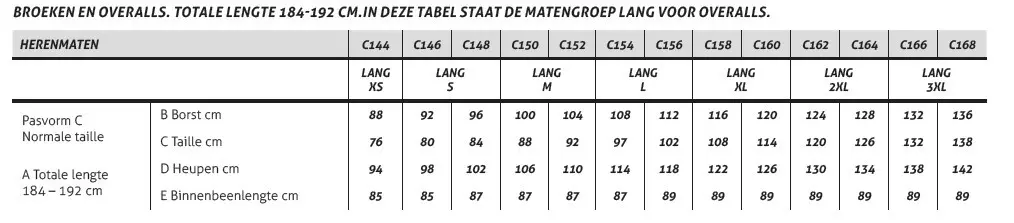 Maattabel_Fristads_1